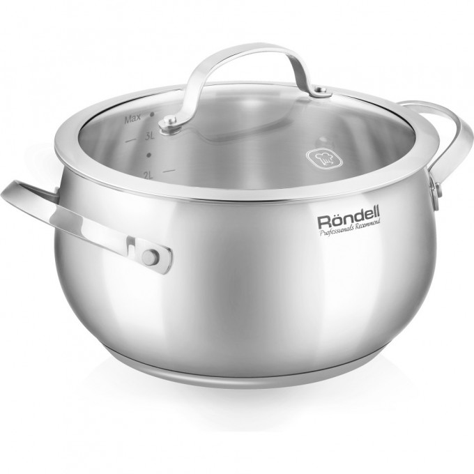 Кастрюля с крышкой RONDELL CALYPSO 20 см 3,8 л RDS-1671