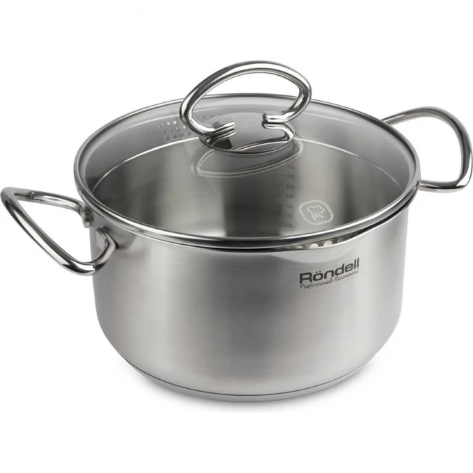 Кастрюля с крышкой RONDELL EDEL 20 см, 3,1 л RDS-991 Кастрюля с крышкой RONDELL EDEL 20 см, 3,1 л RDS-991