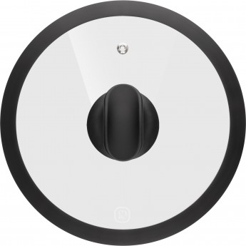 Крышка стеклянная RONDELL WELLER с силиконовым ободом 24 см RDA-1497