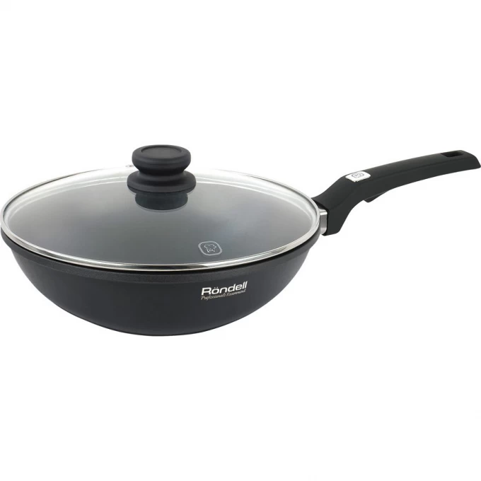 Вок с крышкой RONDELL POINT 28 см, 3,8 л RDA-1349 Вок с крышкой RONDELL POINT 28 см, 3,8 л RDA-1349